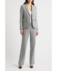 Anne Klein - Mini Houndstooth Blazer, Skirt & Pants Set - Lyst
