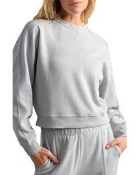 Rhone - Signature Crewneck Cotton Blend Rib Sweatshirt - Lyst
