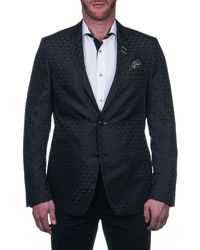 Maceoo - Socrate Skull Print Two Button Notch Lapel Blazer At Nordstrom - Lyst