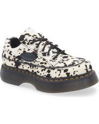 Dr. Martens - Buzz 5I Genuine Calf Hair Platform Oxford - Lyst