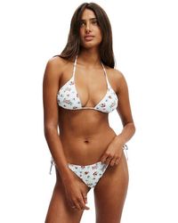 Cotton On - Fixed Tie Side Cheeky Bikini Bottom - Lyst