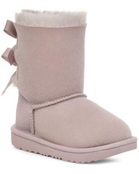 UGG - Kids' Bailey Bow Ii Water Resistant Genuine Shearling Boot - Lyst