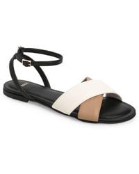 BOSS - Millie Ankle Strap Sandal - Lyst