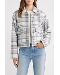 Thread & Supply - Plaid Zip Up Jacket - Lyst