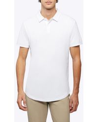 Cuts - Trim Fit Cotton Blend Polo - Lyst