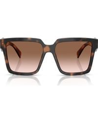 Prada - 57Mm Square Sunglasses - Lyst