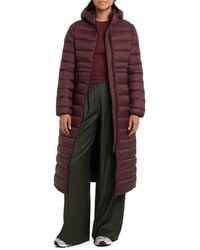 Noize - Ivy Lightweight Long Puffer Coat - Lyst
