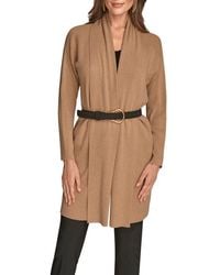 Donna Karan - Belted Cardigan - Lyst