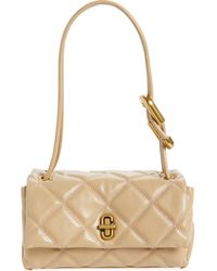 Marc Jacobs - The Mini Dual Chain Diamond Quilted Leather Shoulder Bag - Lyst