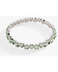 ALEX AND ANI - Faceted Heart Stretch Bracelet - Lyst
