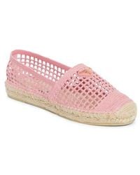 Prada - Crochet Espadrille - Lyst