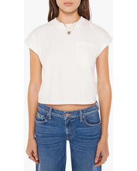 Mother - The Keep Rolling On Pocket Cotton T-shirt - Lyst