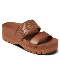 Reef - Cushion Vista Higher Platform Slide Sandal - Lyst