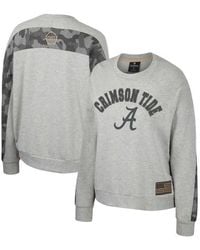 Colosseum Athletics - Alabama Crimson Tide Oht Military Appreciation Flag Rank Dolman Pullover Sweatshirt - Lyst