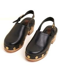 Charlotte Stone - Jona Slingback Platform Studded Clog - Lyst