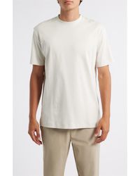Aurélien - Aur1 Solid Cotton T-Shirt - Lyst