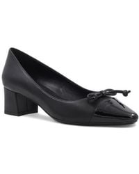 Aquatalia - Palica Weatherproof Pointed Cap Toe Pump - Lyst