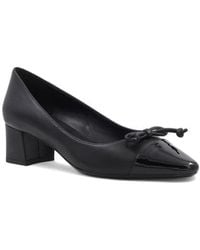 Aquatalia - Palica Water Resistant Pointed Cap Toe Pump - Lyst
