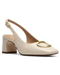Clarks - Fernie Square Toe Slingback Pump - Lyst