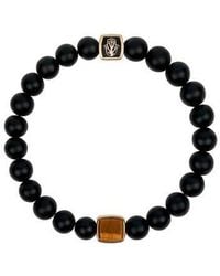 Karma and Luck - Onyx Tiger's Eye Beaded Bracelet Infinite Potential - Lyst