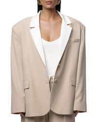 JLUXLABEL - Command Oversized Blazer - Lyst