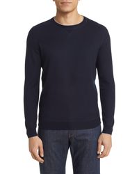 Peter Millar - Crown Crafted Voyager Tipped Cashmere & Silk Crewneck Sweater - Lyst