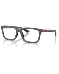 Prada Linea Rossa - 56Mm Rectangle Optical Glasses - Lyst