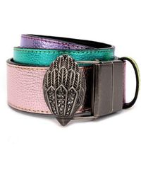 Kurt Geiger - Reversible Leather Belt - Lyst