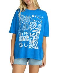 Billabong - Summer Nights Oversize Cotton Graphic T-Shirt - Lyst