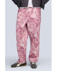 PUMA - Special Items Allover Cat Print Drawstring Pants - Lyst