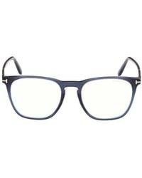 Tom Ford - 52Mm Round Light Blocking Optical Glasses - Lyst