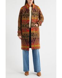 Pendleton - Autumn Birch Archive Virgin Wool Blend Blanket Coat - Lyst