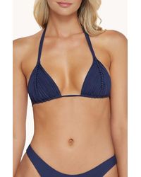 PQ Swim - Isla Macramé Triangle Bikini Top - Lyst