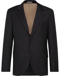 Brunello Cucinelli - Twill Blazer - Lyst
