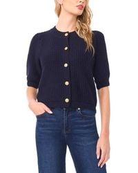 Halogen® - Button Up Sweater - Lyst
