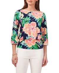 Chaus - Print Banded Waist Top - Lyst