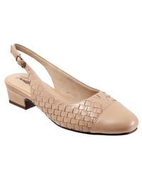 Trotters - Dea Woven Slingback Pump - Lyst