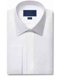 David Donahue - Slim Fit Formal Cotton Dress Shirt - Lyst