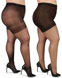 Memoi - Assorted 2-Pack Sheer Tights - Lyst