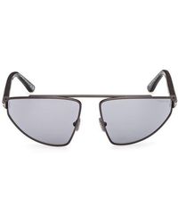 Tom Ford - Parker 64Mm Oversize Pilot Sunglasses - Lyst