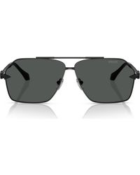 Versace - 63Mm Pilot Sunglasses - Lyst