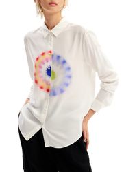 Desigual - Cam Ohm Graphic Button-up Shirt - Lyst