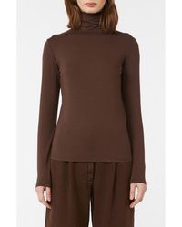 Weekend by Maxmara - Multif Stretch Jersey Turtleneck Top - Lyst