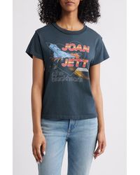 Daydreamer - Joan Jett Fighter Cotton Graphic T-Shirt - Lyst