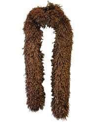 Anna Sui - Faux Fur Scarf - Lyst