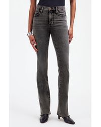Madewell - Kick Out Raw Hem Jeans - Lyst