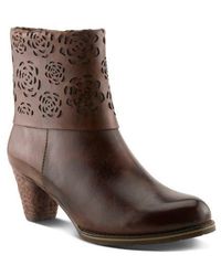 Spring Step - Kissofarose Leather Bootie - Lyst