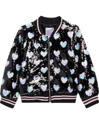Becca - Kids' Sequin Embellished Bomber Jacket - Lyst
