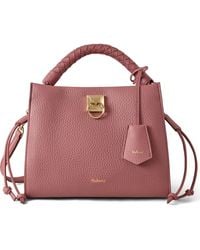 Mulberry - Small Iris Leather Top Handle Bag - Lyst