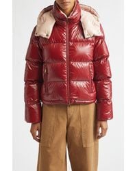 Moncler - Niveole Crop Down Jacket - Lyst